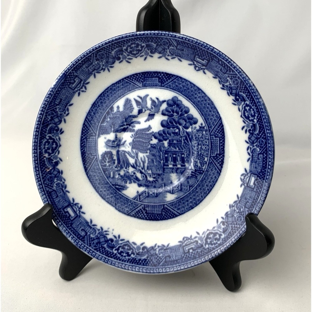 Johnson Bros. Blue Willow Replacement Saucer ONLY, 6 3/8" England